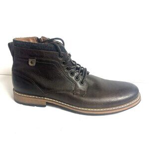 Crown Vintage Casper Mid Chukka Boots Leather Lace Up‎ Casual Black 13 Preppy Crown Vintage Casper Mid Chukka Boot, Men main image 3